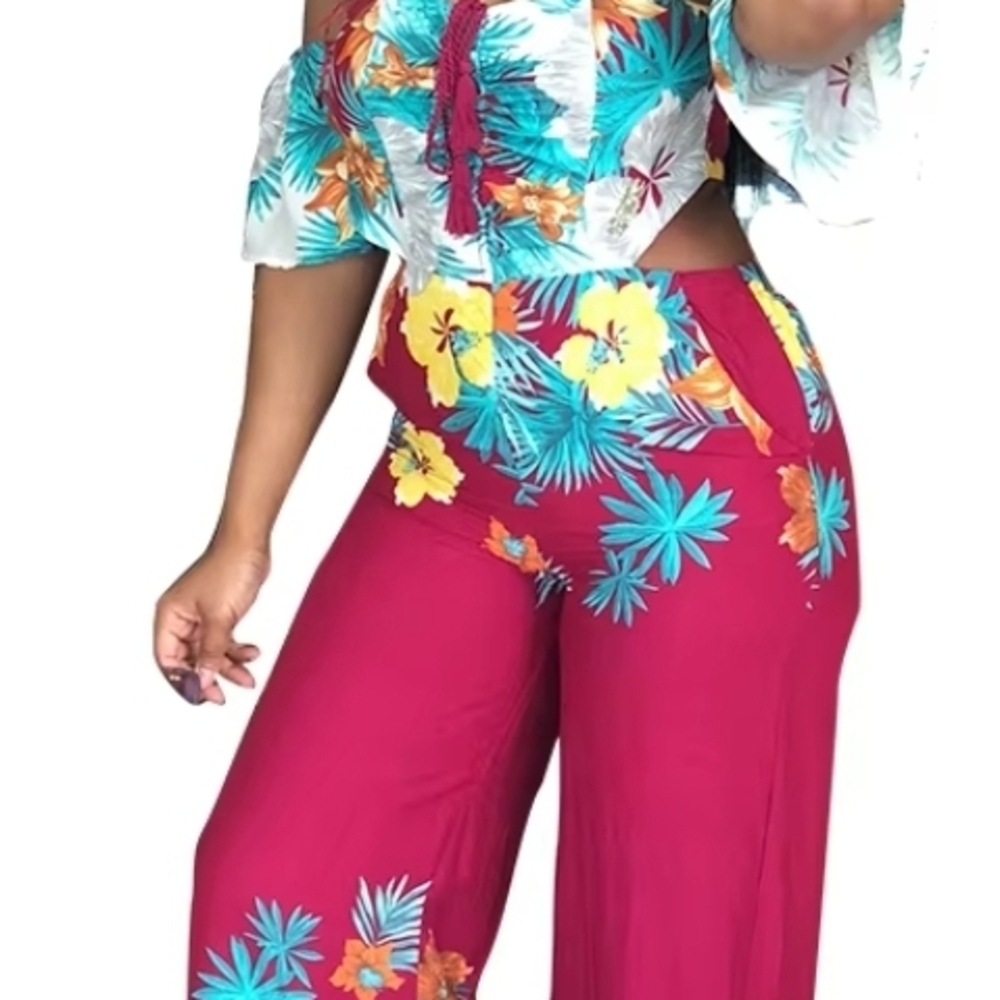 Floral Print Jumpsuit